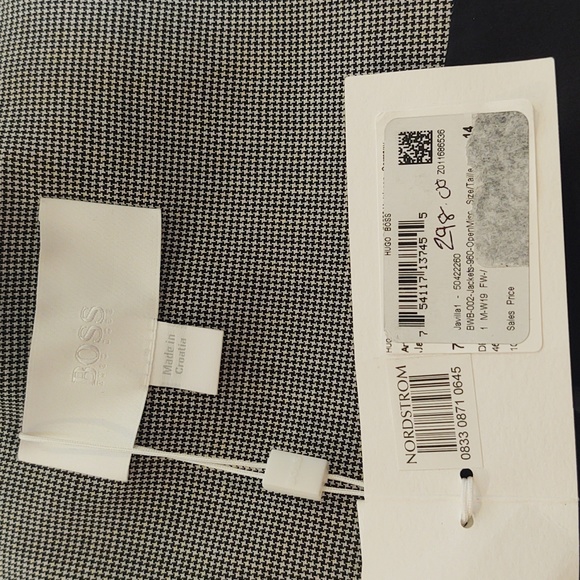 Boss🖤🤍houndstooth jacket, black/white, size 14 🆕 - Picture 14 of 15